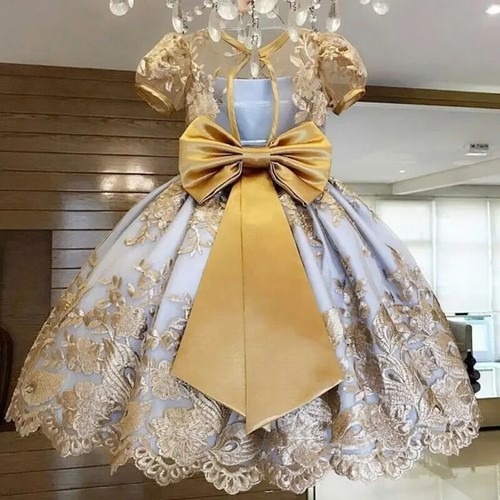 Vestido De Princesa Anna Elsa Para Niñas Ropa Para Niños Vestido De Fiesta Niñas - Picture 19 of 32
