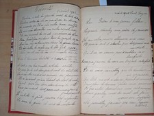 libro antico-1 raccolta manoscritta di pensieri vari, poesie...-1908