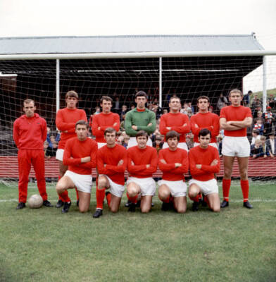 Workington Team Group 1969 Football Club Old Photo