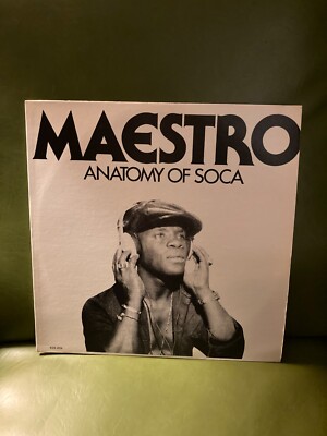 Maestro   Anatomy Of Soca LP Vinyl Kalinda Records 1978 VG+ Rare Reggae!