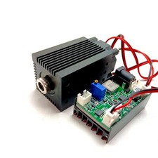 Focusable 520nm 50mW Green Laser Diode Line Module 12V w/TTL Driver Fan Cooling