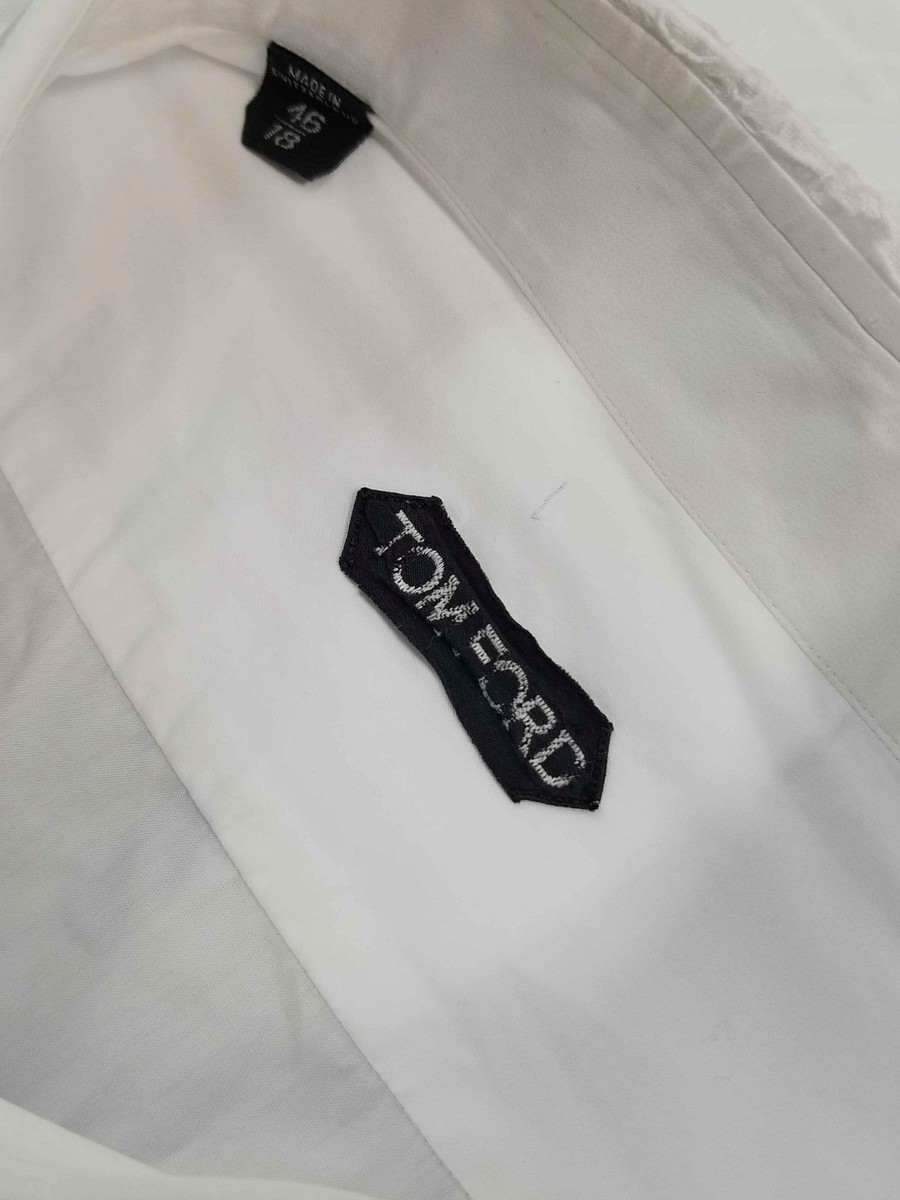 TOM FORD【コットンTシャツ☆ホワイト】関税送料込 TOM FORD Stretch Cotton and Modal-Blend T-Shirt for Men | MR
