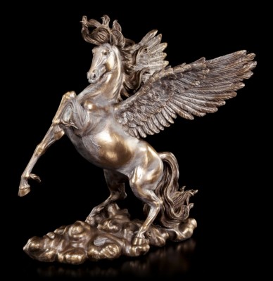 Pegasus Figur - Geflügeltes Pferd - Veronese Statue Einhorn