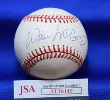 Willie McCovey JSA Autograph National League ONL Signed Baseball