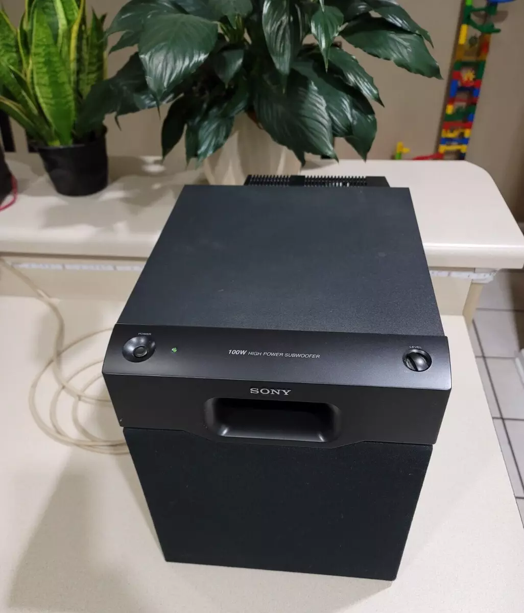 Sony SA WMSP4 High Power 100W Active Subwoofer Tested Works