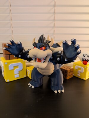 Dark Bowser Unleashed! 10.25  Tall King of Chaos Figure!