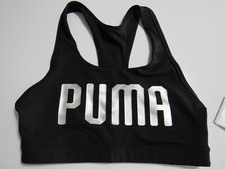 Womens Puma Power Sports Bra Black Large Nwt