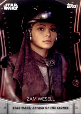 2020 Topps Women of Star Wars Base #99 Zam Wesell Attack of the Clones