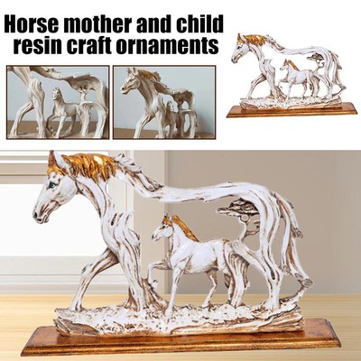 Horse Statue Gallopings Horse Desktops Ornament Resin Handicrafts Animal New