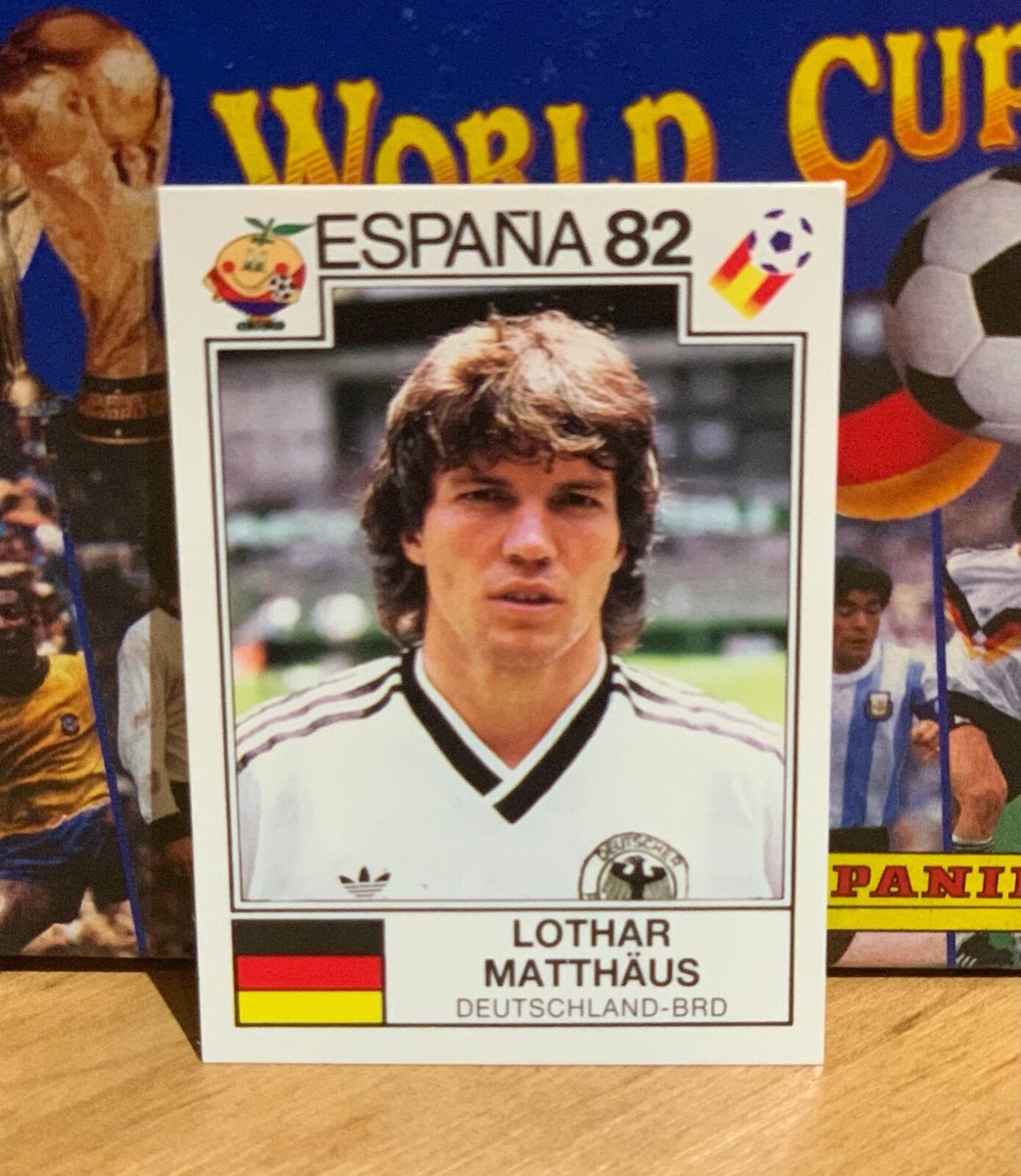 Panini FIFA World Cup 82 Espana Story # 155 Lothar Matthäus GERMANY Not Sonrics