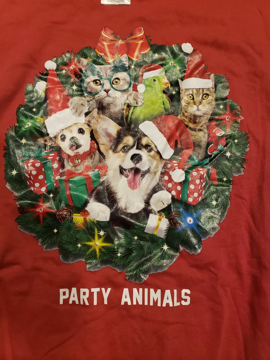 Light up outlet dog christmas sweater