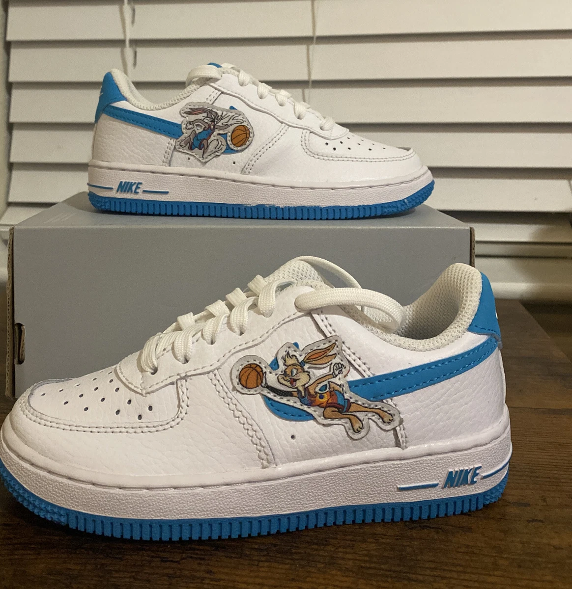 Nike Air Force 1 Low Hare Space Jam DM3355 100 New Size 11c TD PS NEW