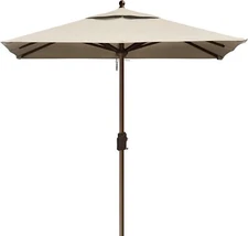 EliteShade USA 10-Year-Non-Fading Sunumbrella 6x6Ft Square Market Umbrella
