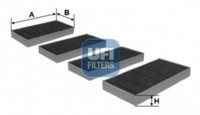 UFI Innenraumfilter Aktivkohlefilter FüR BMW 3Er Coupe E92 E93 54.255.00