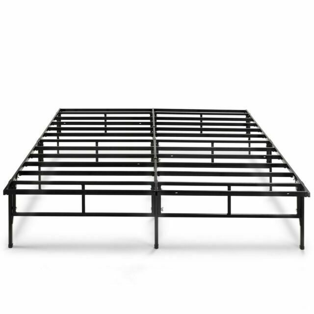 ZINUS SmartBase Compack Mattress Foundation / 14 Inch Metal Bed Frame / No Bo...