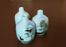 Trio Of Bud Vases