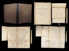 1854 1st ed ATLAS of Messages of President of US Franklin Pierce | MAPS Florida