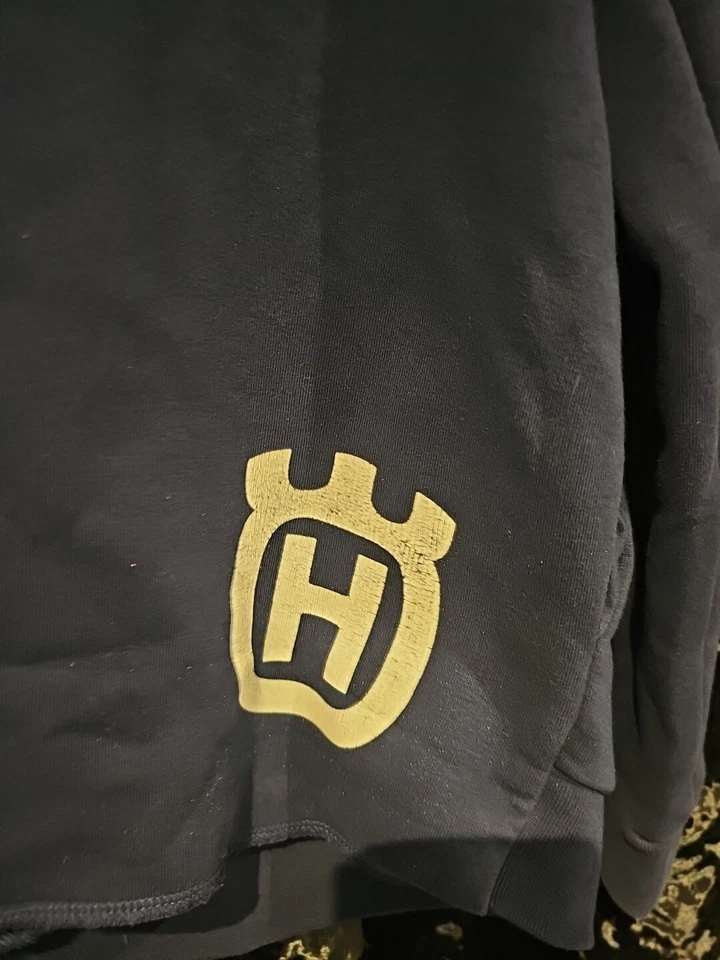 Vintage Y2K Husqvarna Motorcycles Blue XL EXTRA LARGE Hoodie - Bild 3 von 4