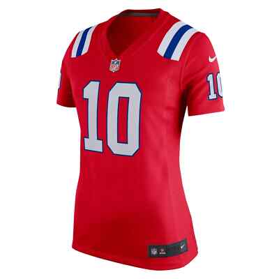 Nike Women's Mac Jones #10 New England Patriots Game Jersey, Red