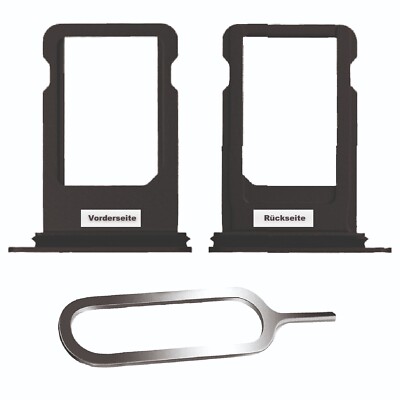 iPHONE SE 2020 SIM KARTEN HALTER TRAY ADAPTER FACH STECKER SLOT NADEL SCHWARZ