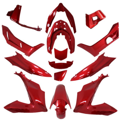 KOMPLETTES PANELVERKLEIDUNGSSET Aftermarket passend für Honda PCX 125 2018 - 2020 ROT