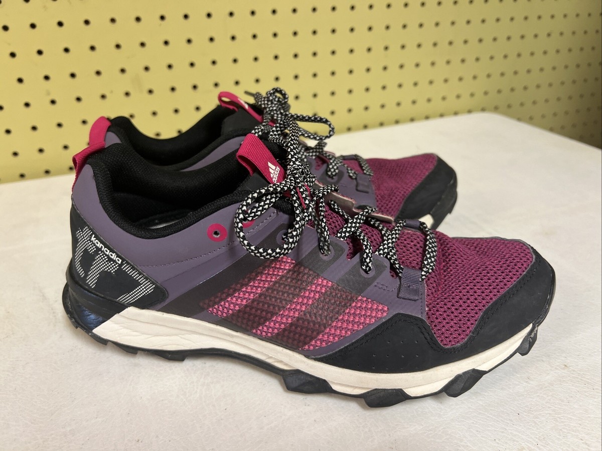 Adidas Kanadia TR7 Trail Pink Purple Womens US Size 9 AQ4813