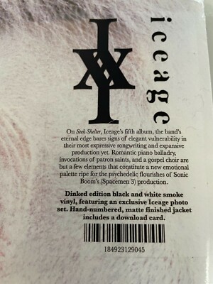 Iceage - Seek Shelter Dinked Edition Black White Smoke Vinyl LP