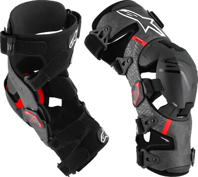 Alpinestars Supertech RK-10 Plasma Knee Braces - Motocross Dirt Bike Offroad ATV