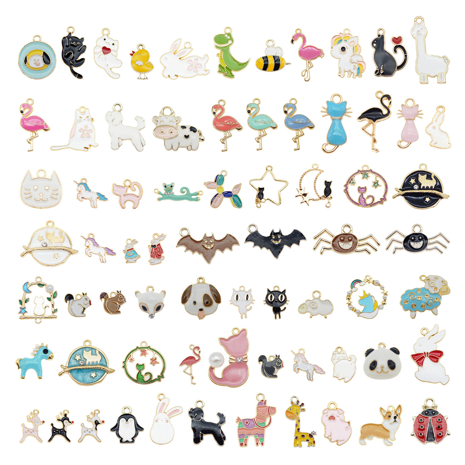 100 Stück Metall Label Knöpfe - Antik Bronze 32x19mm Für DIY Schmuck