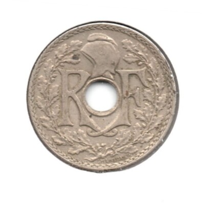 FRANCE - 25 Centimes (1938) KM #867b, Nickel-Bronze Coin