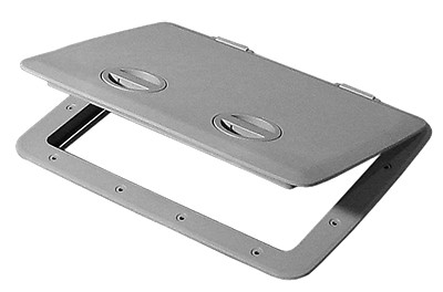 Tempress 1317 Access Cam Boat Hatch, 13" x 17", Dark Gray, 44633