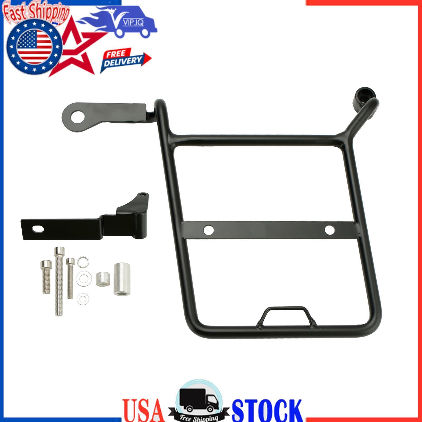Side Saddle Bag Mounting Bracket Black Left Fit For Honda Cross Cub Super Cub
