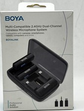 BOYALINK Wireless Lavalier Microphones for Android iPhone 15 Type C Smartphone
