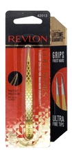 NEW Revlon Gold Series Ultra Sharp Titanium Coated Precision Tweezers 42013
