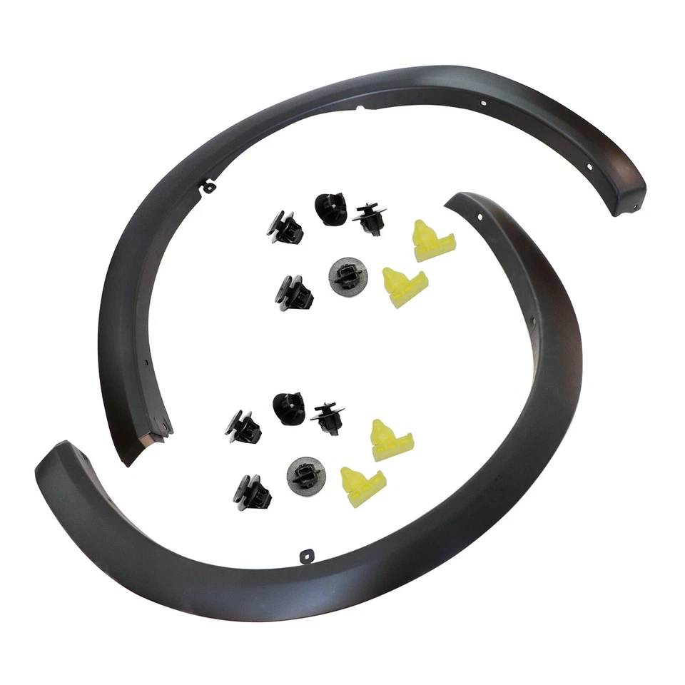 Juego de 2 llamaradas de guardabarros delantero para conductor y pasajero Infiniti QX80 2014-2023 par Foto 4 de 4