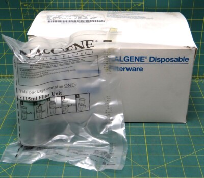 12 Pack Nalgene Disposable Filterware 115 ML Sterile Filter Unit PN ...