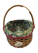 Longaberger Melody 2003 Tree Trimming Small Basket