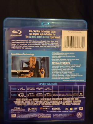Die Hard 4: Live Free or Die Hard (Blu-ray, 2009) 24543476368| eBay