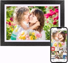 Digital Picture Frame FRAMEO 10.1 inch WiFi Electronic Photo Frame 1080P
