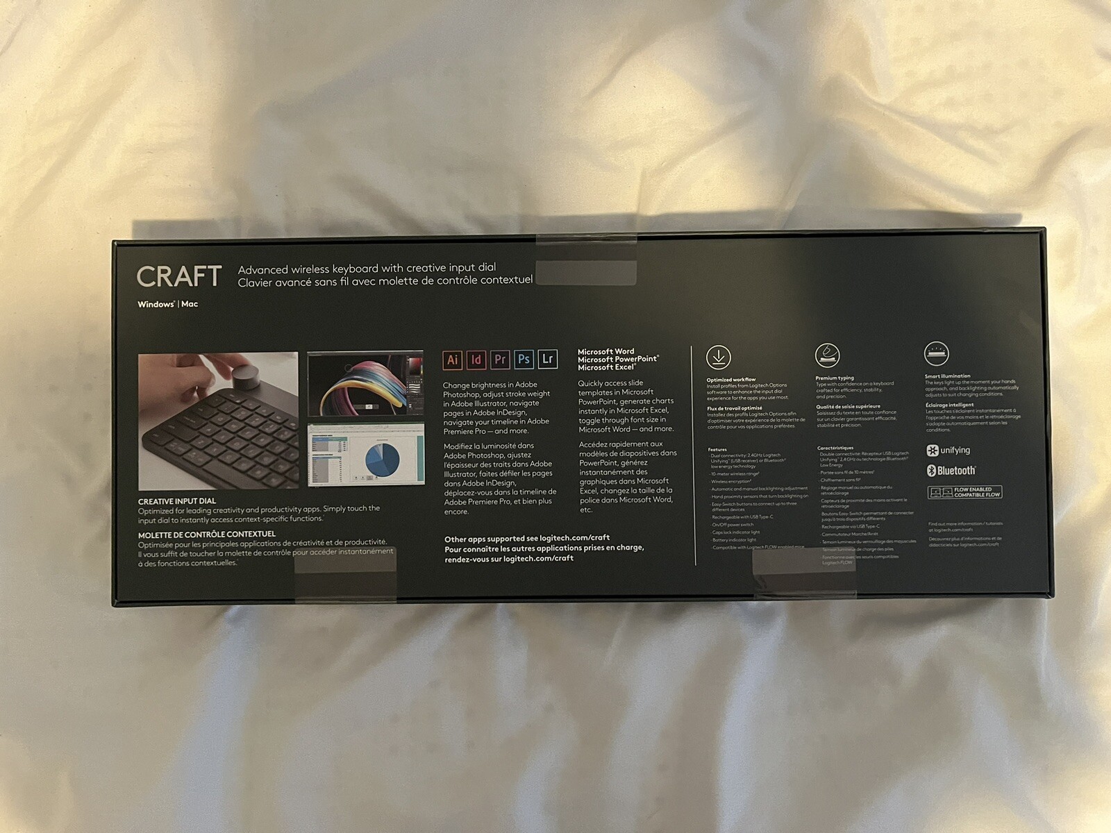 Logitech Craft Advanced Wireless Keyboard with Creative Input Dial BRAND NEW