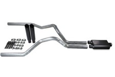 For Chevy Gmc 1500 Truck 19-25 2.5 Dual Exhaust Kits 2 Chamber Muffler B C T