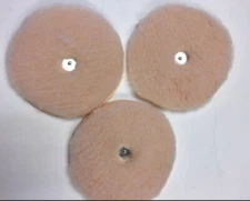 Electrolux Lambswool Buffing Pads to fit Tri Star B7, B8, B9   3/pack