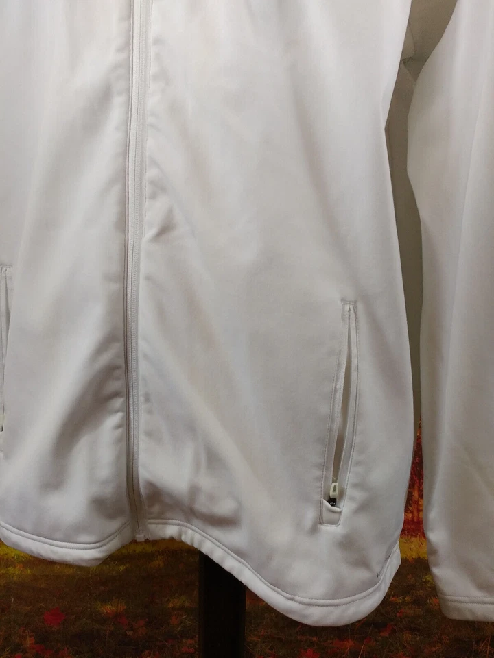 England Rugby Union white full zip Canterbury Tracksuit Jacket UK men's size 2XL — 第 4/4 张图片