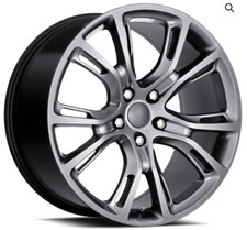 20 X10 Hyper Silver Jeep Grand Cherokee Srt Oe Replica 9113 Wheels 5x127 50