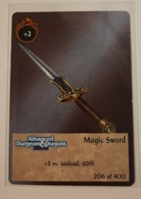 TSR Spellfire CCG 1st Ed. MAGIC SWORD Card #206 of 400 Dungeons & Dragons AD&D