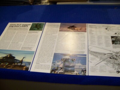 KAMAN SH-2F SEASPRITE ''LONG-LIVED LAMPS''..4-PAGE POSTER/CUTAWAY/PROFILES (658LL)