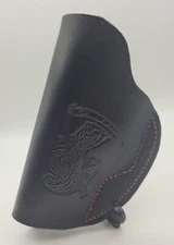 Handmade Leather Waistband Concealed Carry Holster RH for M or L Semi-Automatic