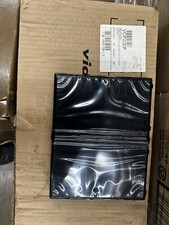 Lot of 10 Black VHS Tape Storage Cases Empty Clamshell Full Sleeve No Hub