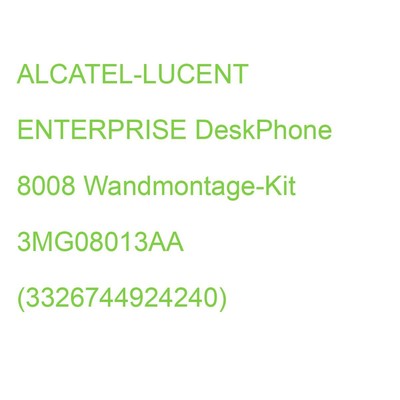 ALCATEL-LUCENT ENTERPRISE DeskPhone 8008 Wandmontage-Kit 3MG08013AA (33267449242