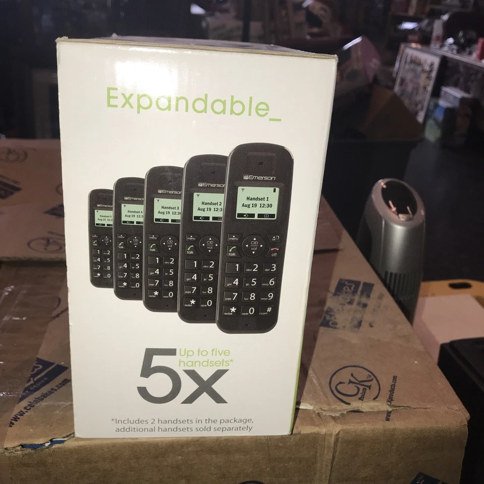 Emerson NIB Digital Cordless Phone Dect 6.0 with Answering System ( P) - Image 4 of 4